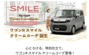 ワゴンＲスマイル　クリームコーデ